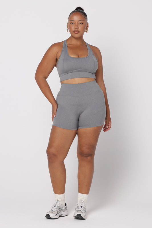 Bike Shorts 4" | Charcoal