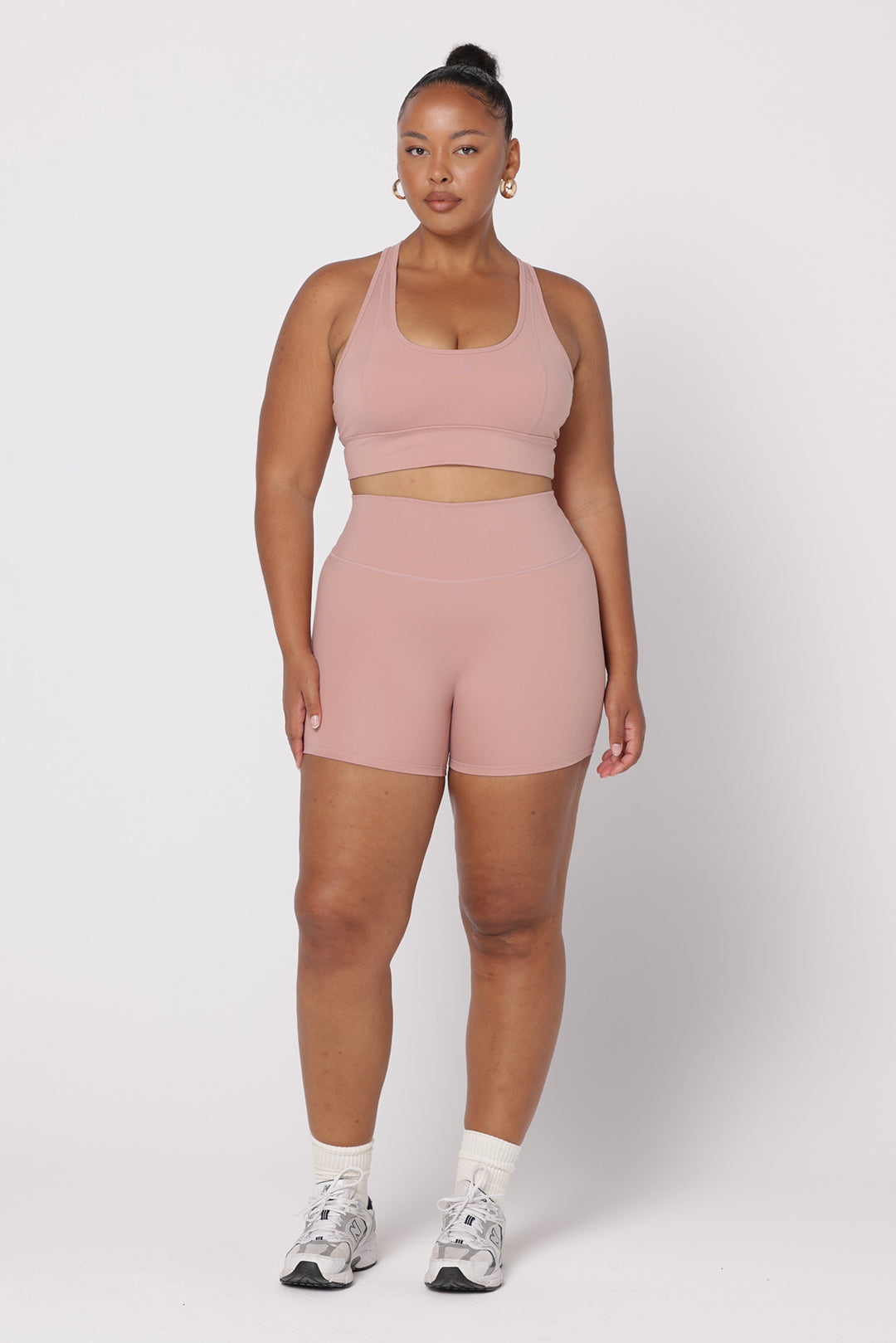 Bike Shorts 4" | Dusty Pink