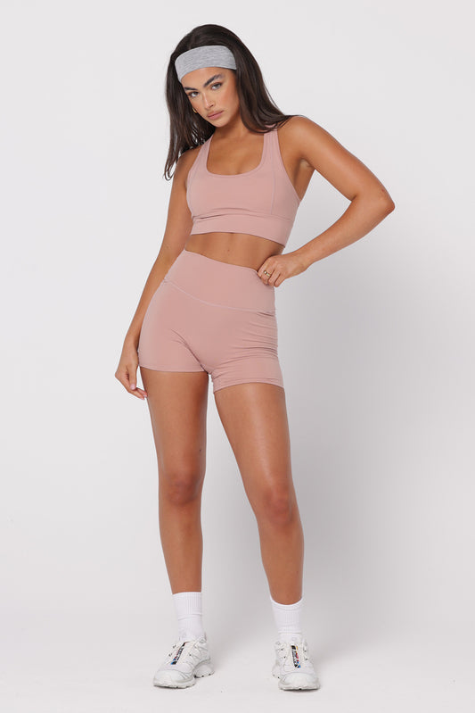 Bike Shorts 4" | Dusty Pink