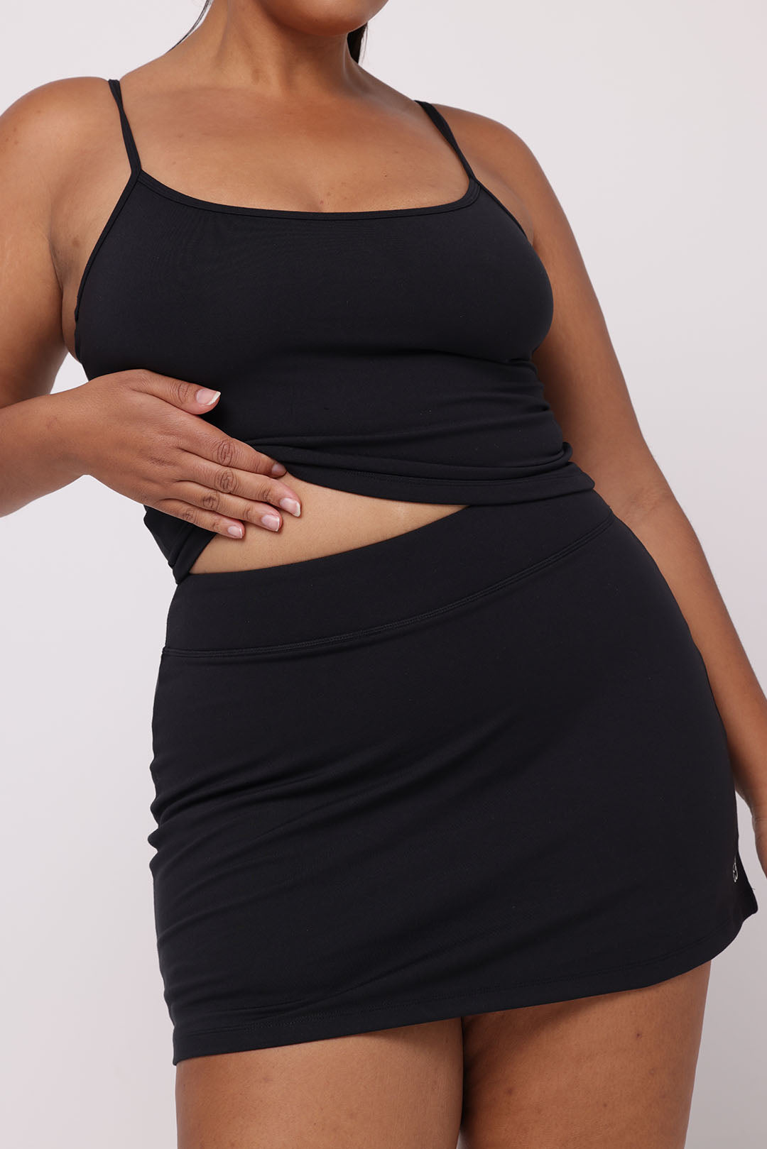 Cropped Cami | Black