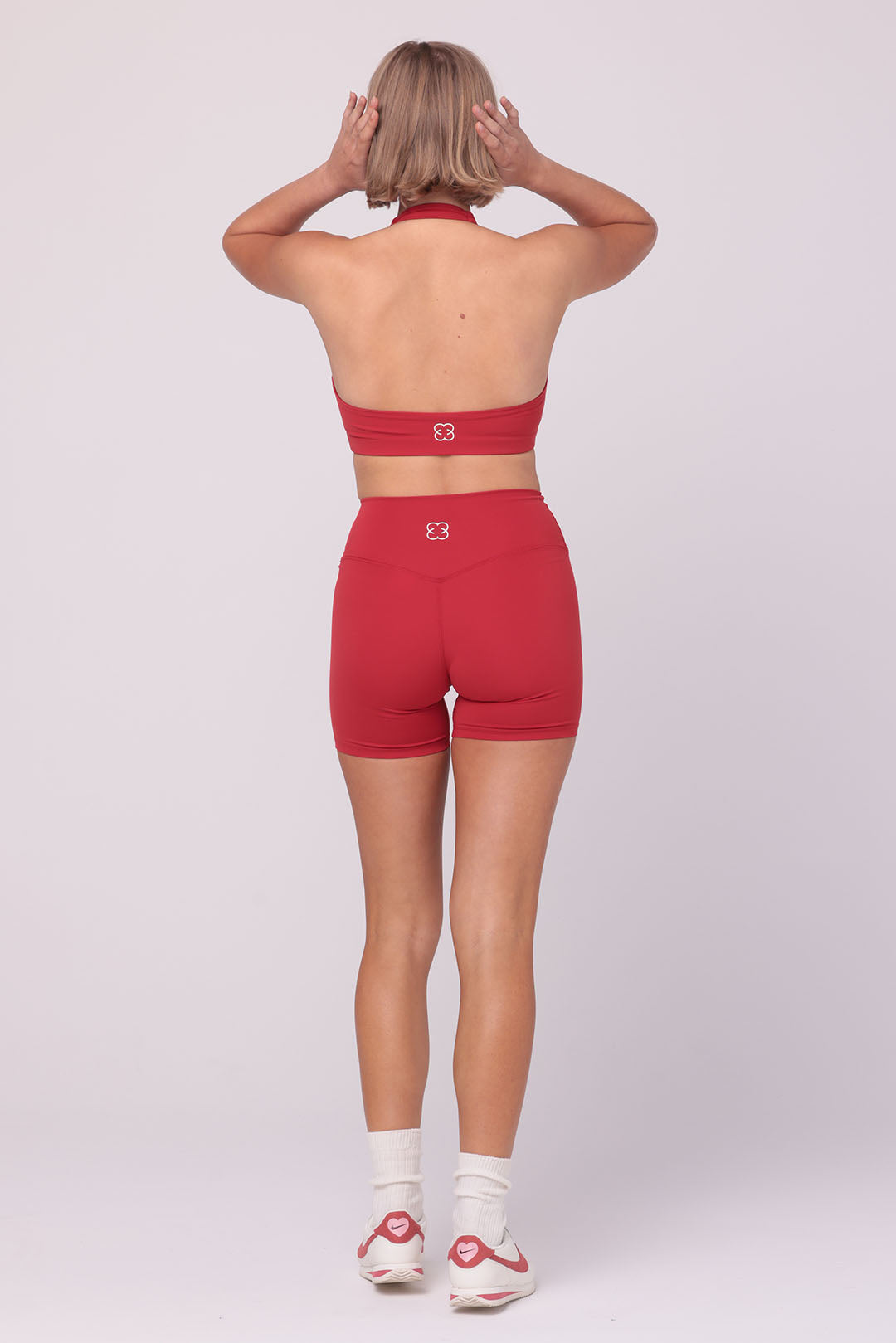 Form Halter Bra | Cherry