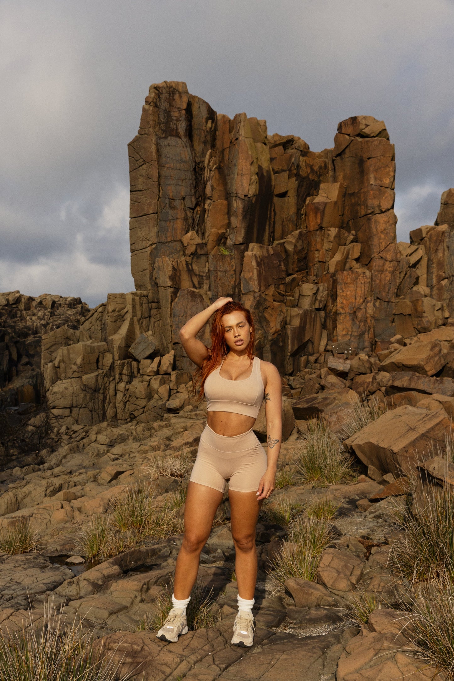Bike Shorts 4" | Nude