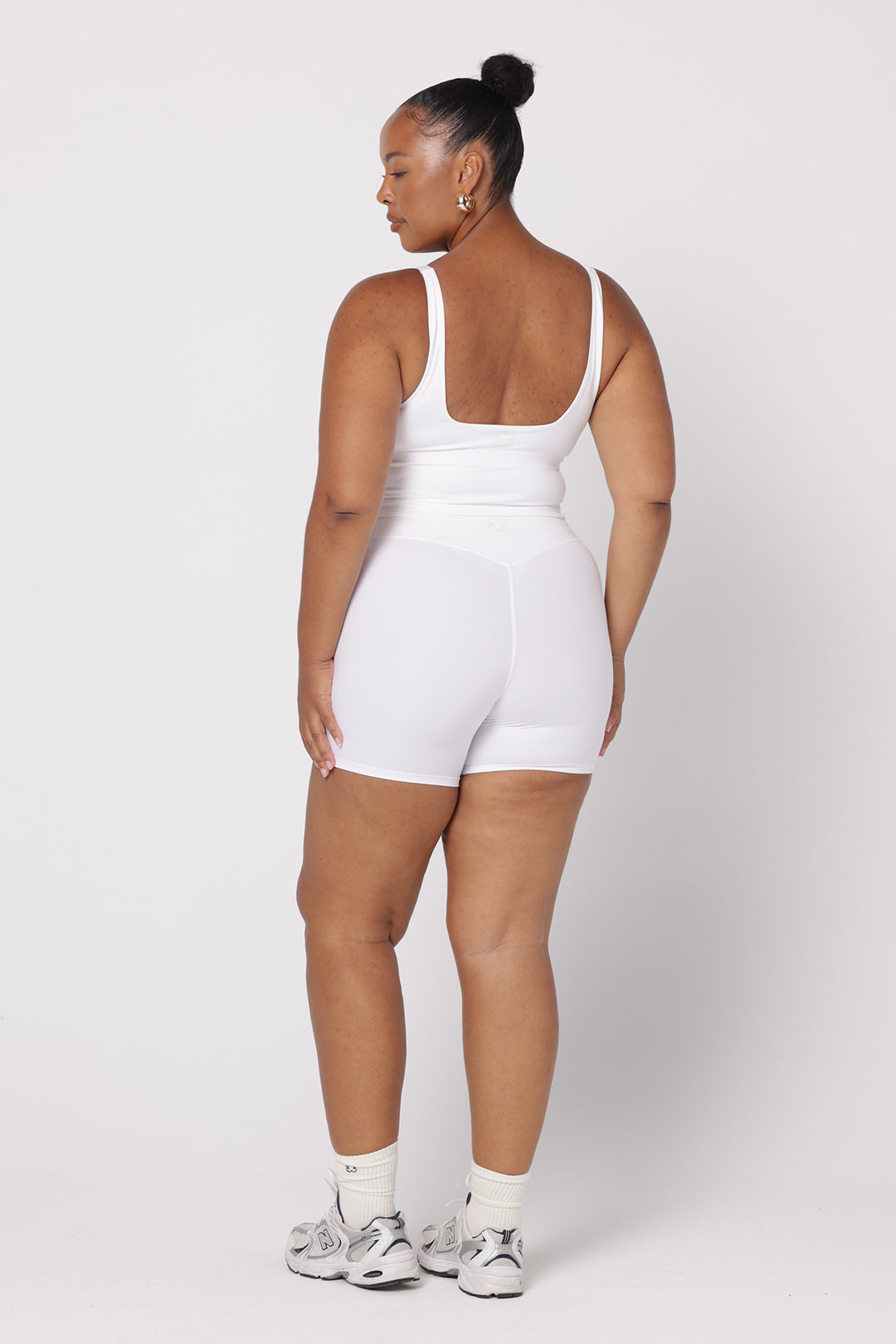 Bike Shorts 6" | White