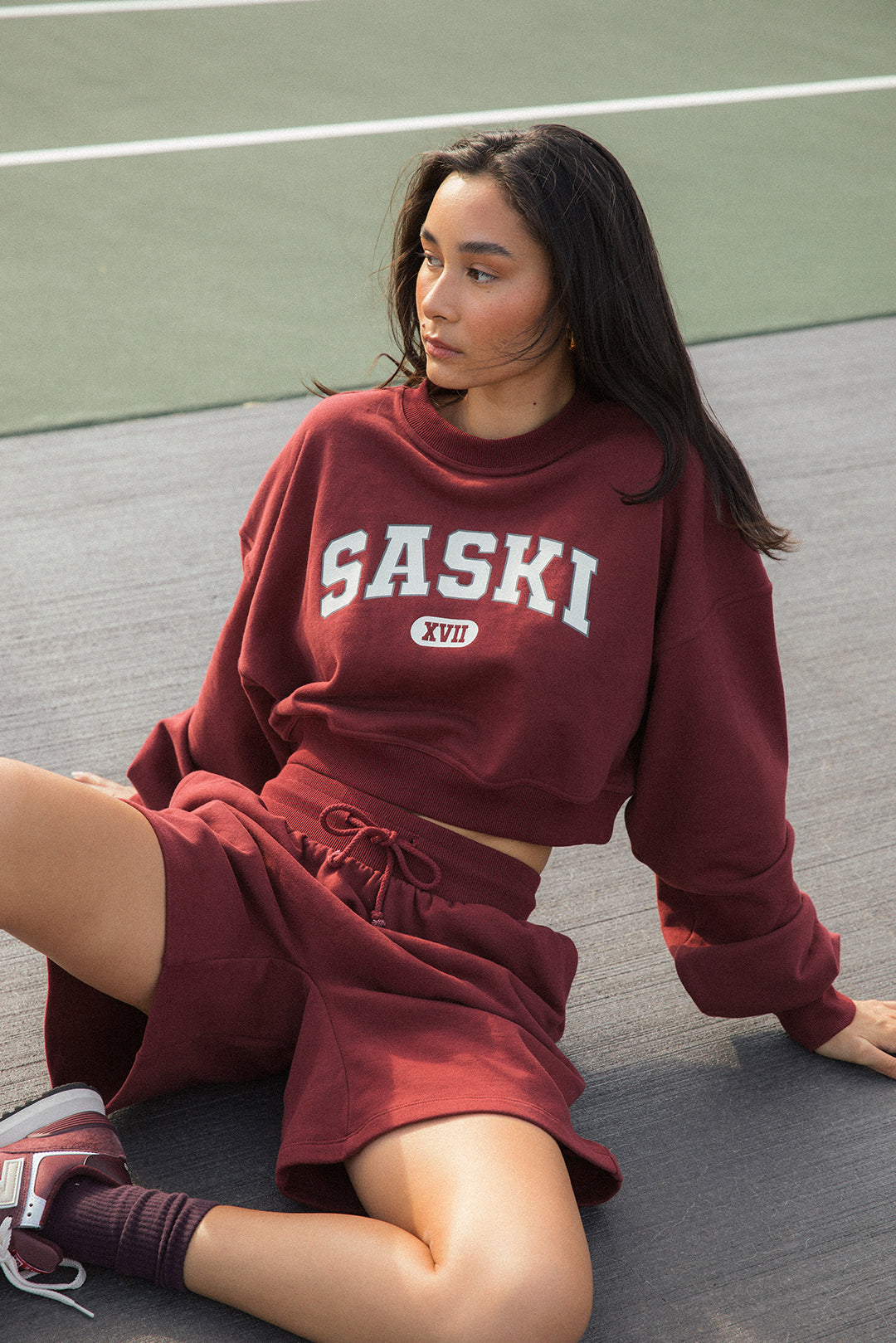 Sweat Shorts | Burgundy