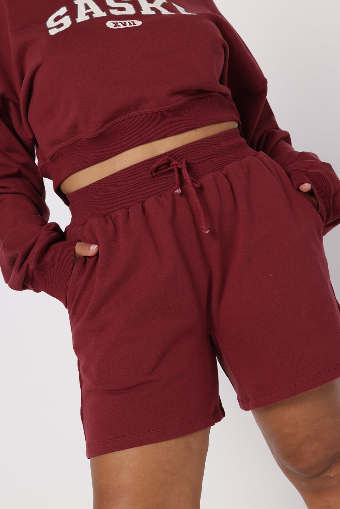 Sweat Shorts | Burgundy