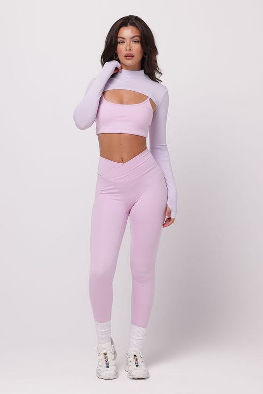 High Neck Shrug | Lilac