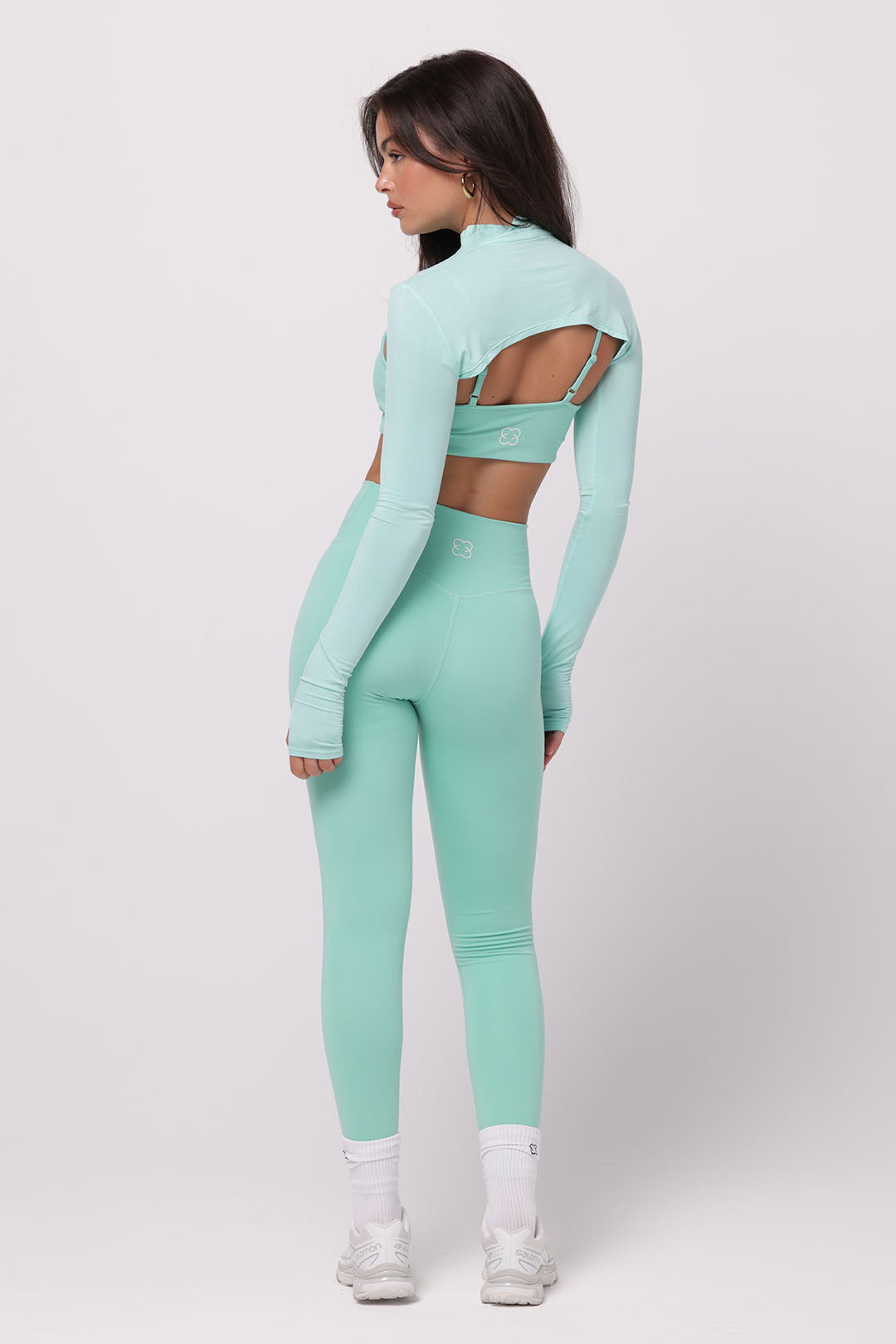 High Neck Shrug | Aquamarine