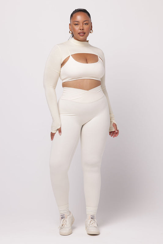 High Neck Shrug | Butter
