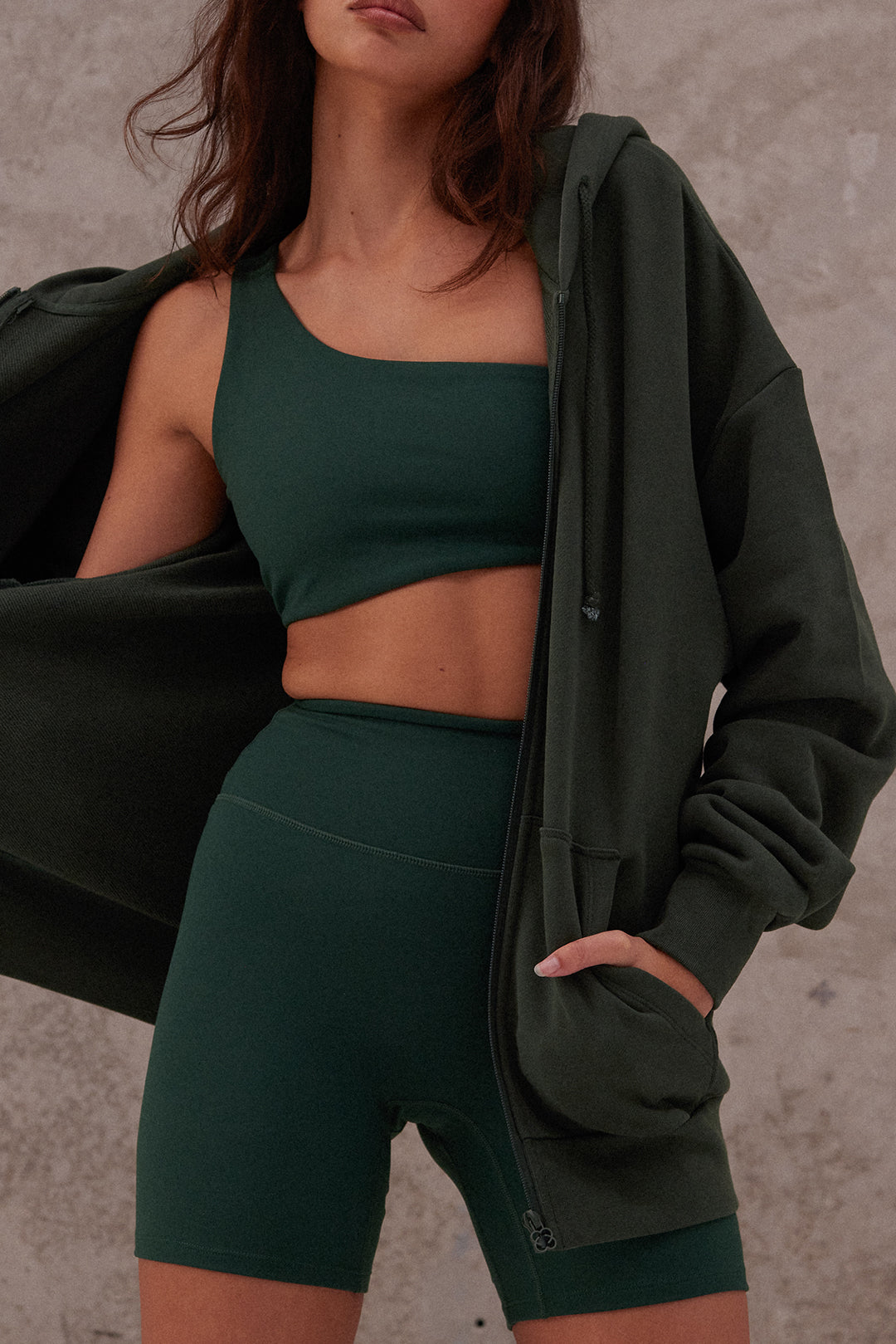 Asymmetric Bra | Forest