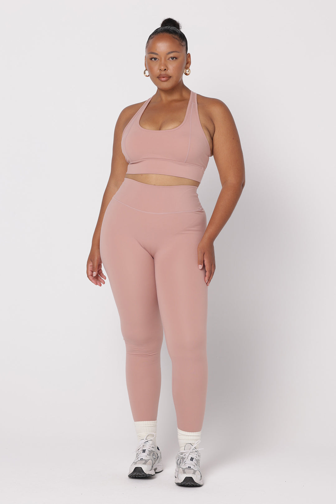 Shop Prisma's Dusty Pink Ankle Leggings for Comfortable Style