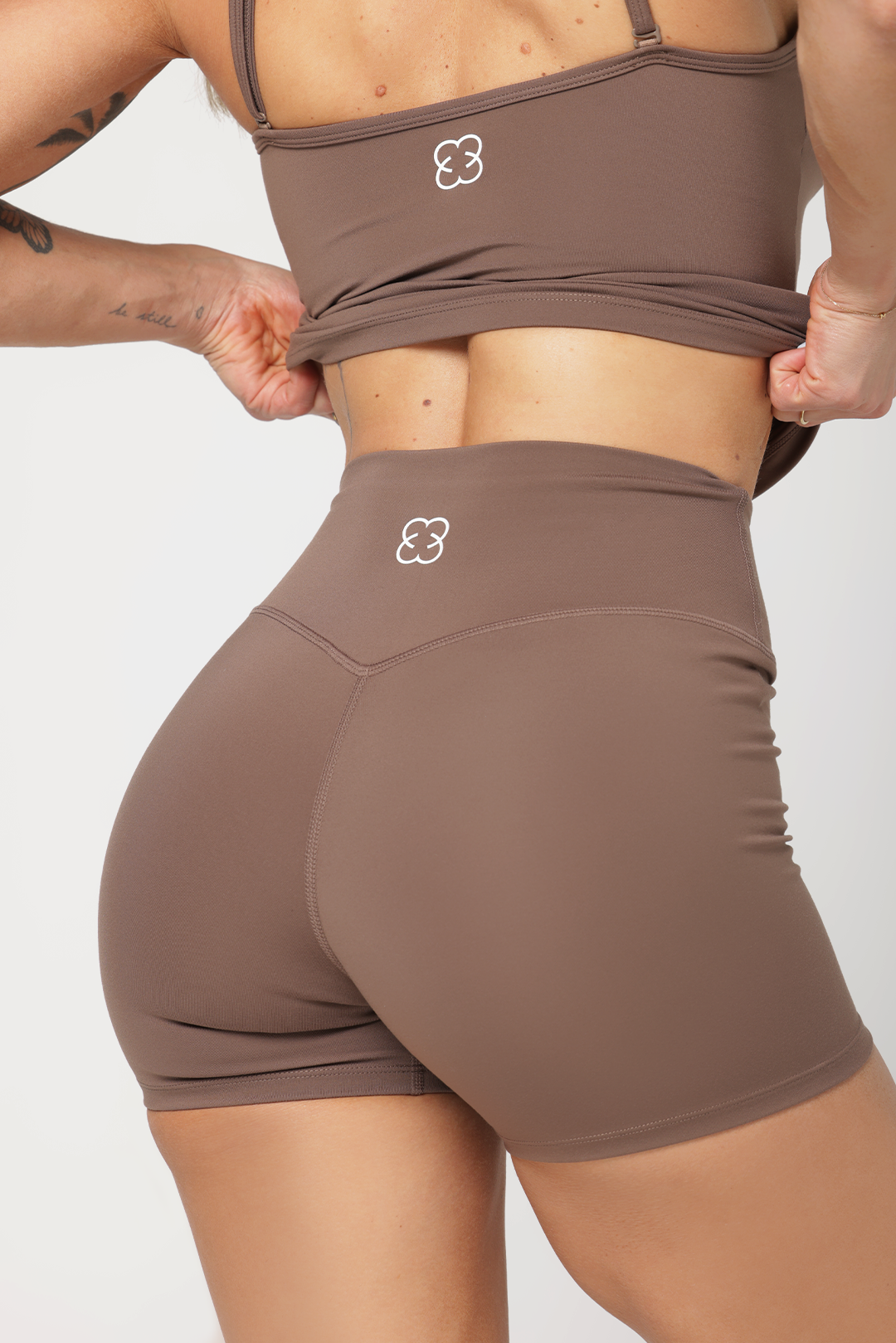 Bike Shorts 4" | Coffee Bean