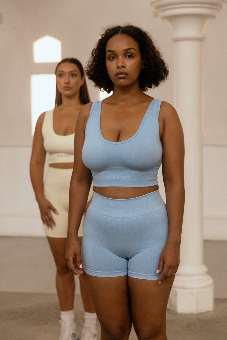 Seamless Scoop Top | Sky