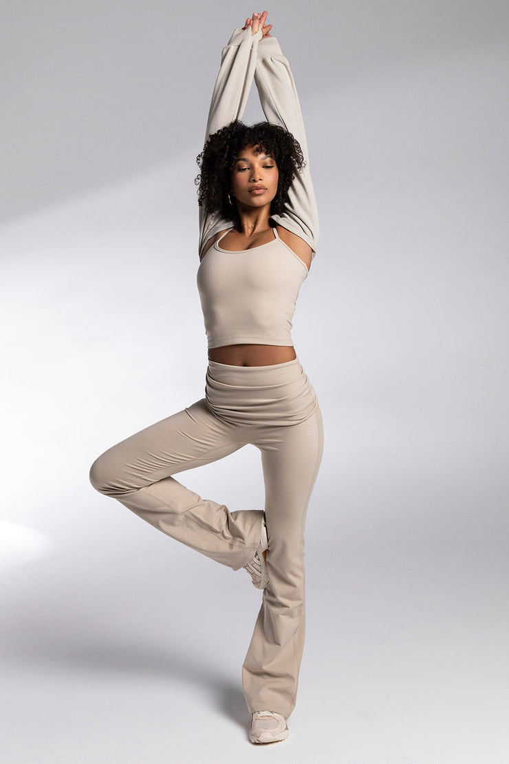 Fold Over Yoga Pants | Clay