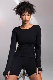 Fitted Long Sleeve | Black