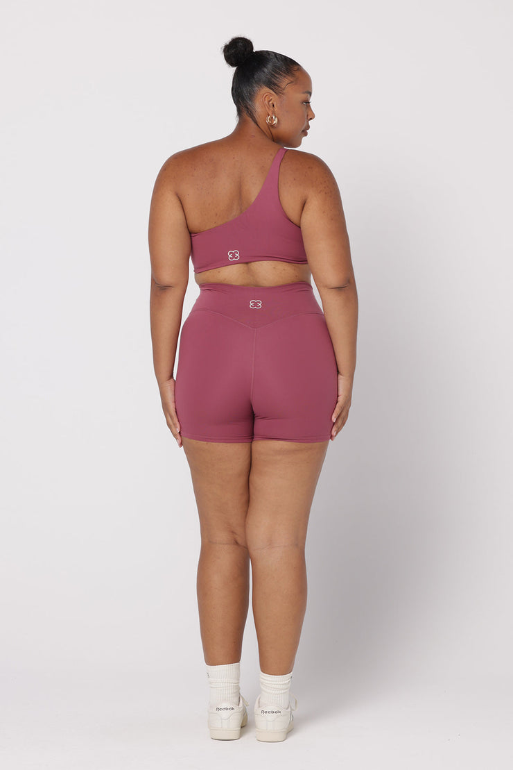 Bike Shorts 4" | Burgundy