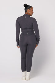 Cropped Zip Jacket | Slate