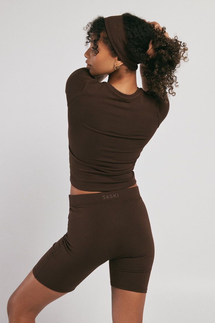 Cotton Shorts | Chocolate