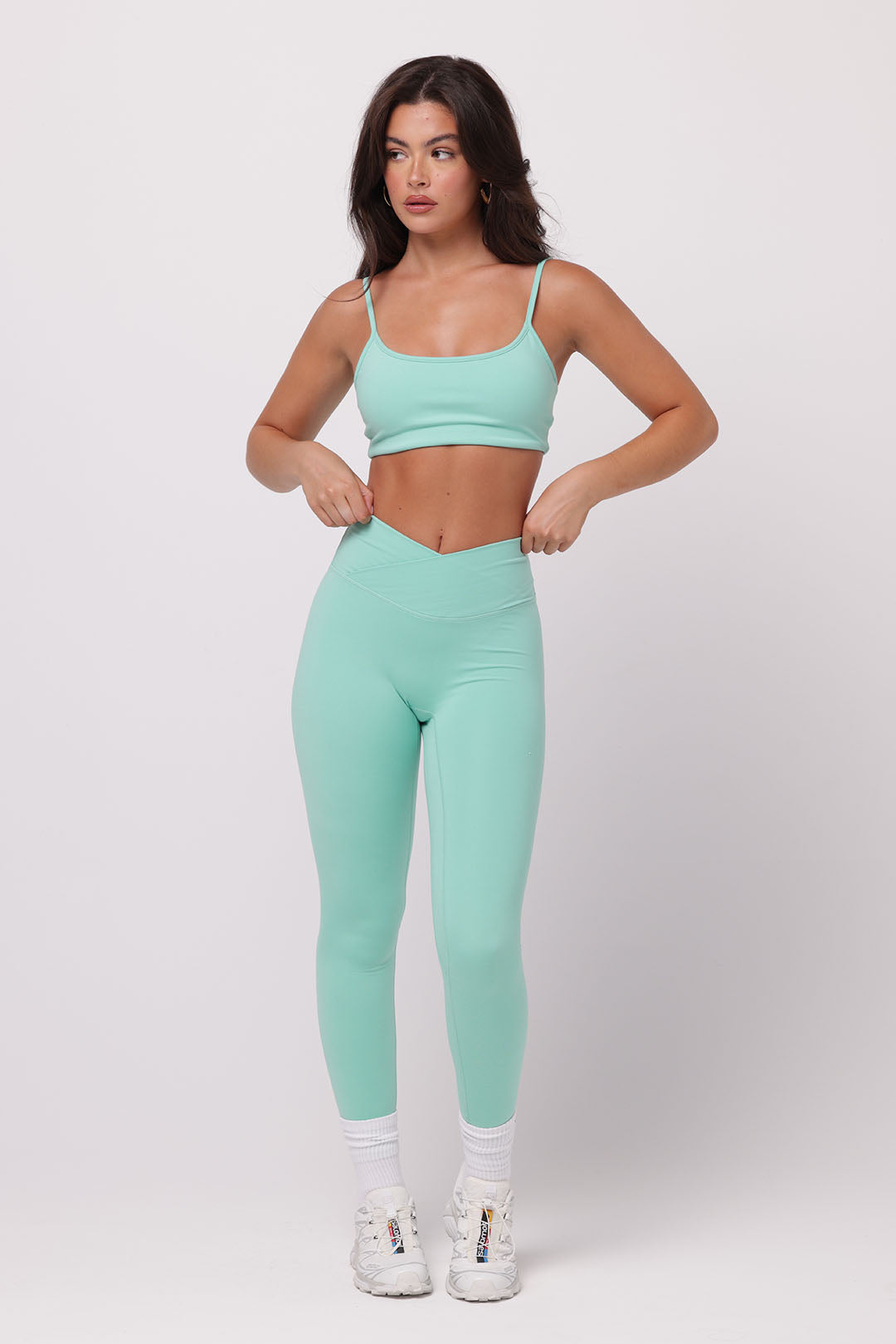 Aurora X Sports Bra - Mint Green  Sports bra, Workout clothes, Bra